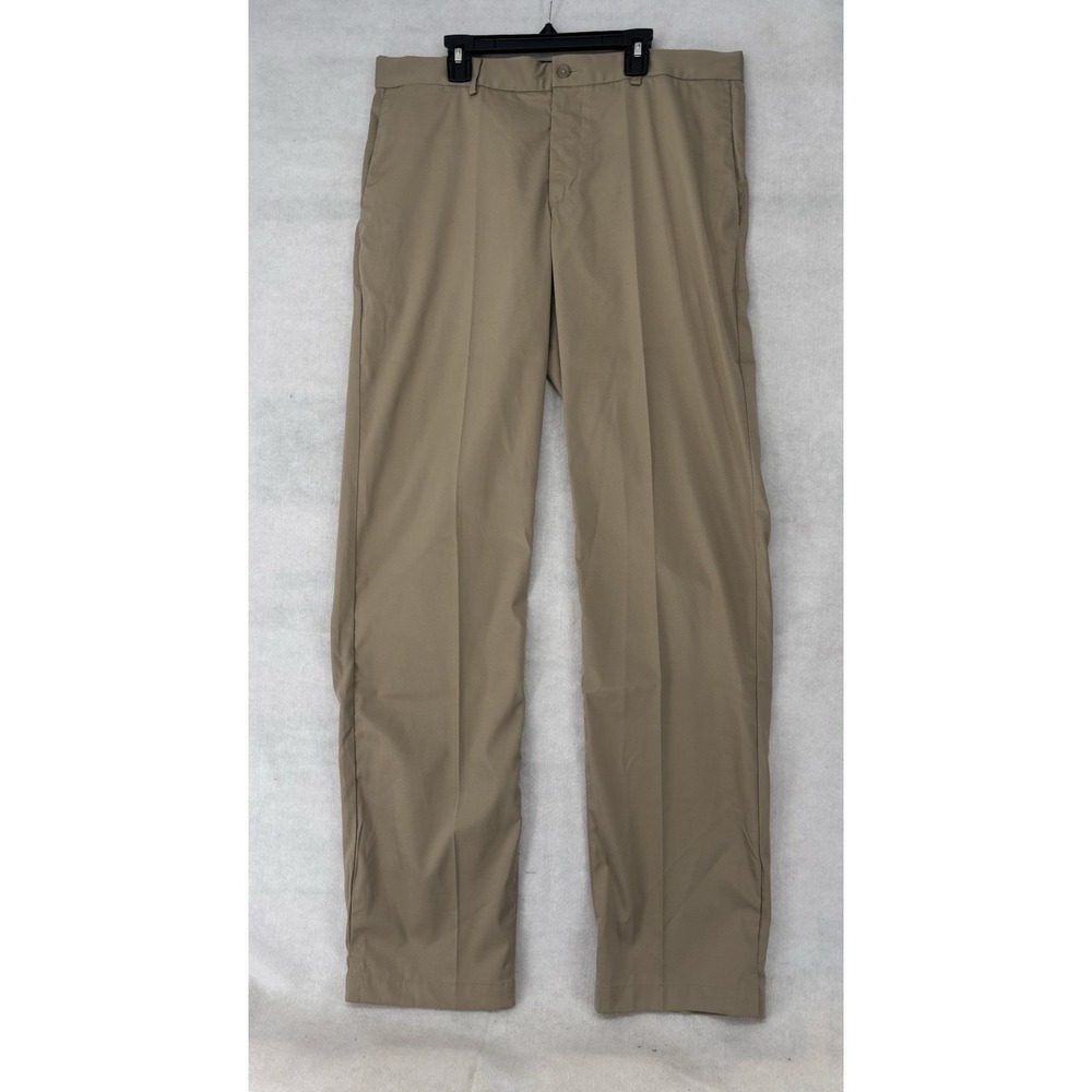 Nike Dri-Fit Golf Pants Mens 34x34 Khaki Performance Stretch Athletic Chino